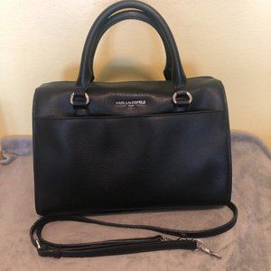 Karl Lagerfeld Blak Satchel Good Condition